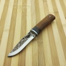 Kurt Gravürlü Ceviz Saplı 4116 Çelik Av Outdoor Bıçağı Kurt Gravürlü Ceviz Saplı 4116 Çelik Av Outdoor Bıçağı