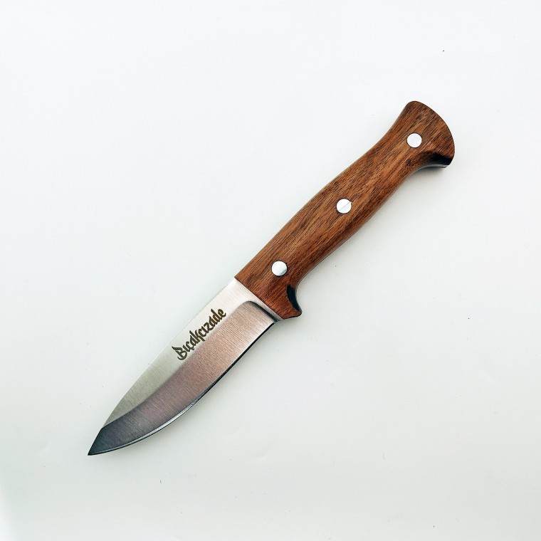 Gül Saplı 4116 Çelik Kamp & Outdoor Avcı Bıçağı