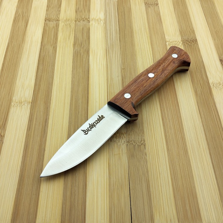 Gül Saplı 4116 Çelik Kamp & Outdoor Avcı Bıçağı