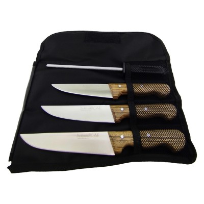 Çelebi 3’lü Mutfak Bıçak Seti (Rulo Çantalı + Başlangıç Masatı)