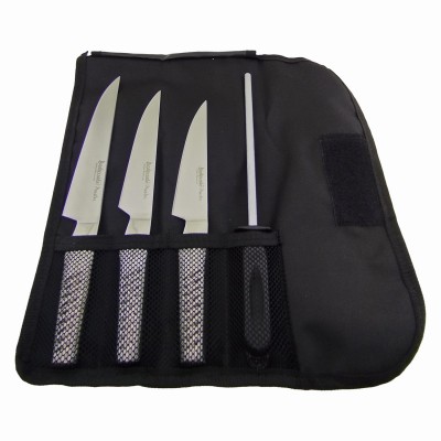 Master 3’lü Mutfak Bıçak Seti (Rulo Çantalı + Başlangıç Masatı)