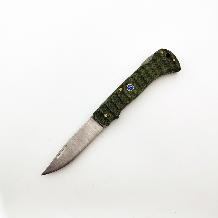 4116 Endüstriyel Yeşil Saplı Mozaik Pimli Çakı