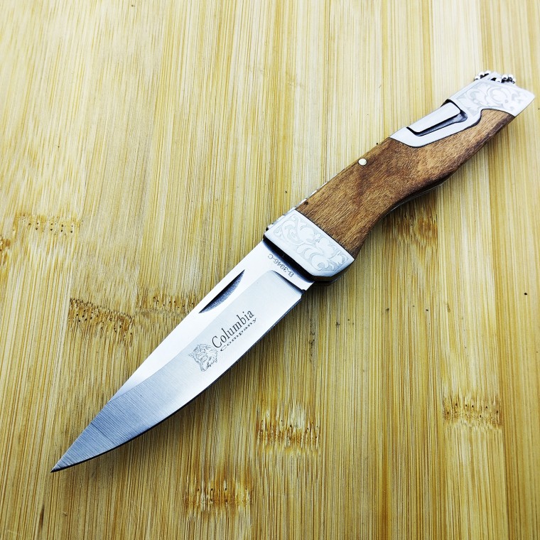 Columbia Çakı Kemer Klipsli B-3946-C Sırttan Kilitli 20.5cm