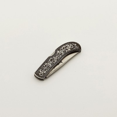 N690 Çelik Gravürlü Bursa Çakısı N690 Çelik Gravürlü Bursa Çakısı