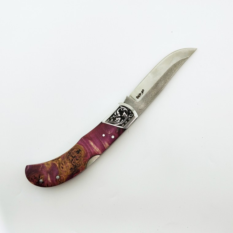 Cosmic Dust N690 Çelik Stabilize Epoxy Saplı Sırttan Kilitli Premium Çakı