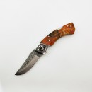 Kartal Başlı Balçak N690 Epoxy Saplı Gravür Namlulu Çakı 21 cm