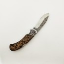 Ahşap Desenli Gravürlü Çakı