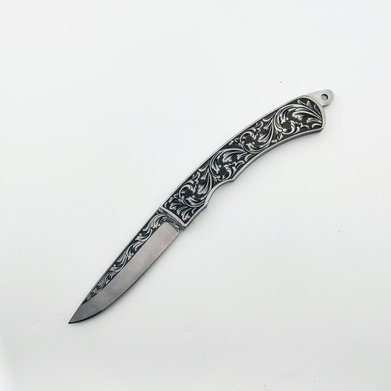 N690 Komple Gravürlü Kuyruk Kilitli Premium Çakı