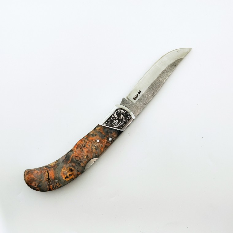 Phantom Galaxy N690 Çelik Stabilize Epoxy Saplı Sırttan Kilitli Premium Çakı